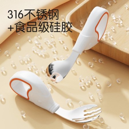 Детский набор столовых приборов фотография