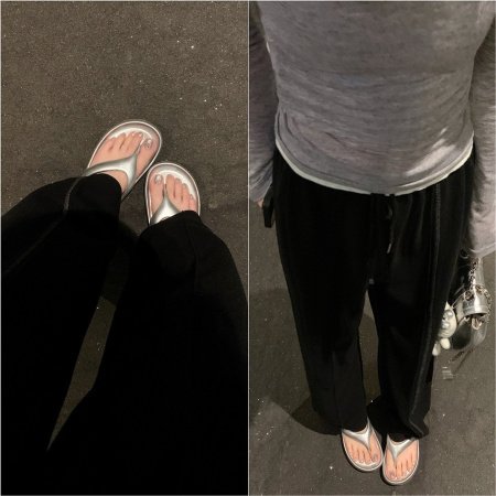 Женские пляжные шлепанцы с толстой подошвой фотография