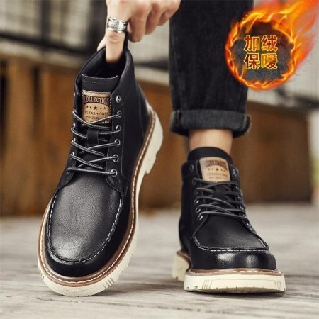 Мужские зимние ботинки с утеплением фото