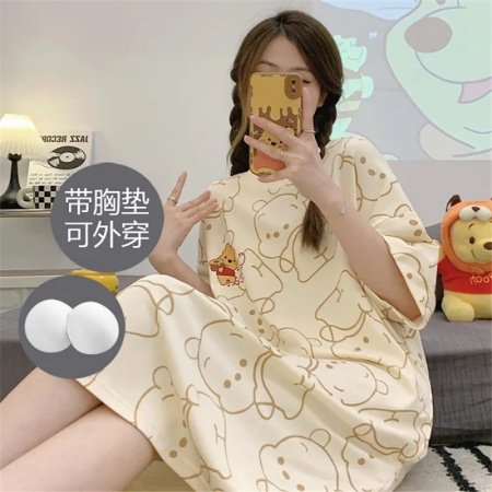 Летнее платье с коротким рукавом и подкладкой для дома фото