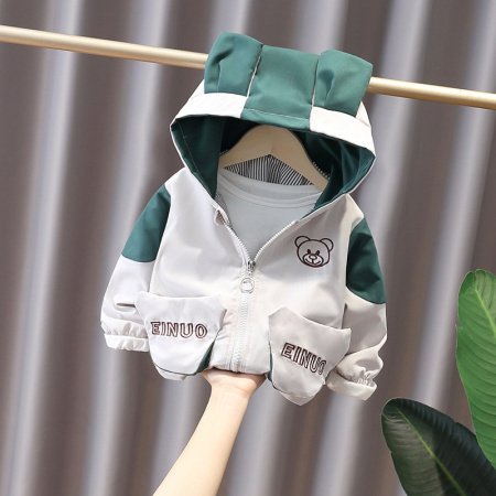 Детский мужской весенний плащ фото