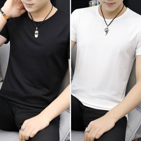 Мужская футболка из модала и льна изображение