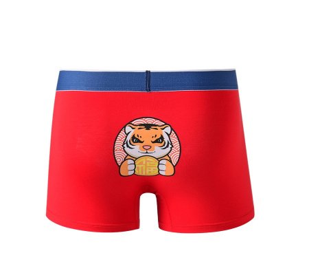 Мужские хлопковые трусы средней посадки фото