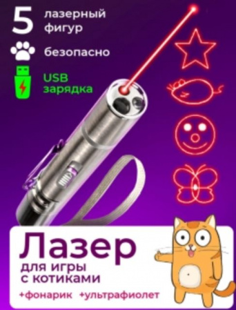 Лазерная указка - игрушка для животных GO-DZ- 2 / К 600/ В 17 детальное фото