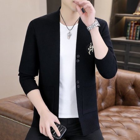 Мужская кардиган с вышивкой фотография