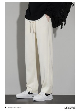 Мужские длинные брюки с прямыми штанинами изображение