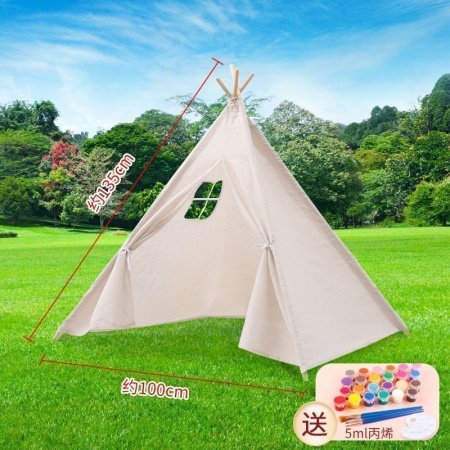 Детский рисованный игровой домик изображение