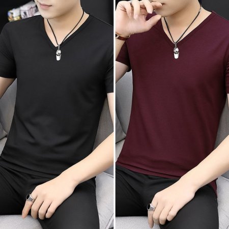 Мужская футболка из модала и льна изображение