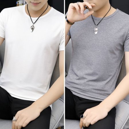 Мужская футболка из модала и льна изображение