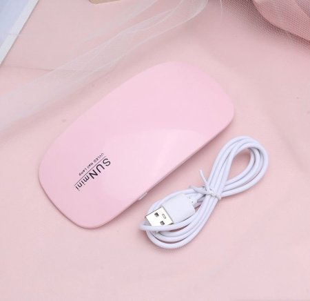 Светодиодная лампа для сушки ногтей - GO-LM-5/pink / К100 / В7.6 детальное фото