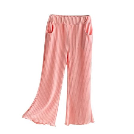 Детские летние брюки с широкими штанинами фотография