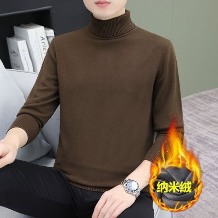 Мужской свитер с высоким воротником фото