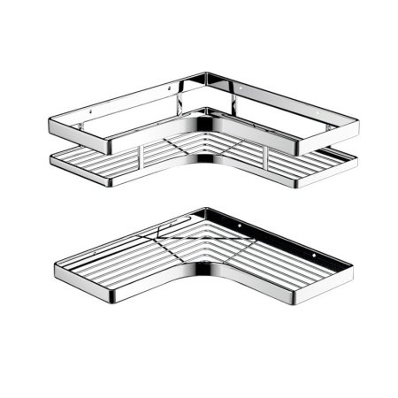 Угловая полка для ванной комнаты фото