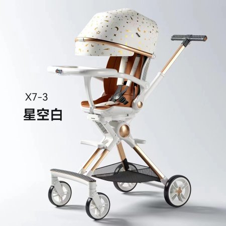 Playkids普洛可遛娃婴幼儿可躺可换向高景观轻便推车一键折叠X6X7 фотография