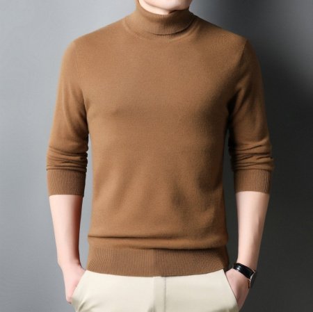 Мужской свитер из 100% шерсти фотография