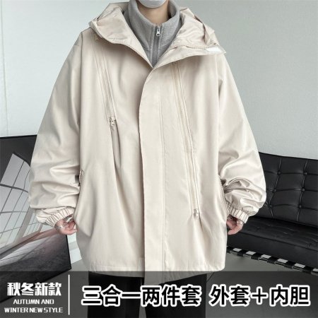 Мужская куртка с тройным слоем фото