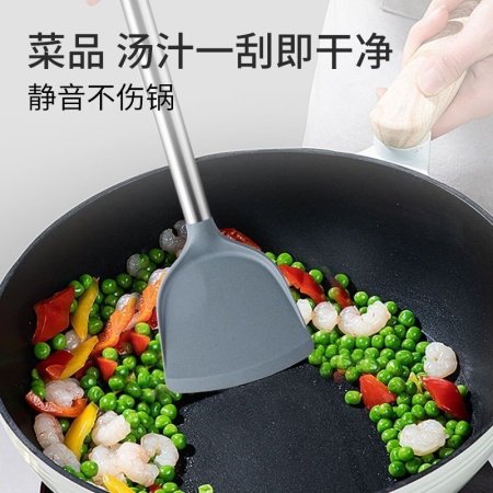 Кухонный набор из силиконовых лопаток и ложек изображение