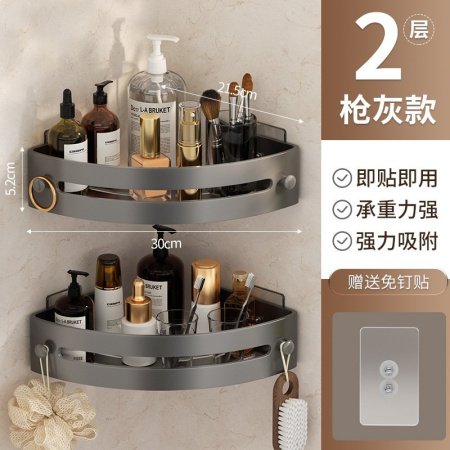 Угловая полка для ванной комнаты и кухни фотография