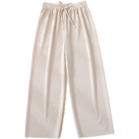 Детские летние широкие брюки из хлопкового шелка изображение