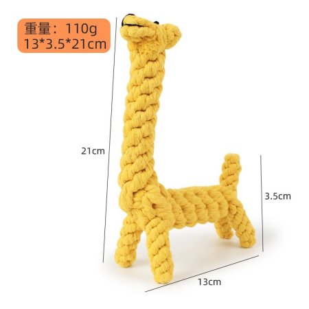 Плетеная игрушка для собак из хлопковой веревки изображение