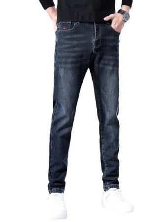Мужские джинсы в стиле новинка весна-осень фото
