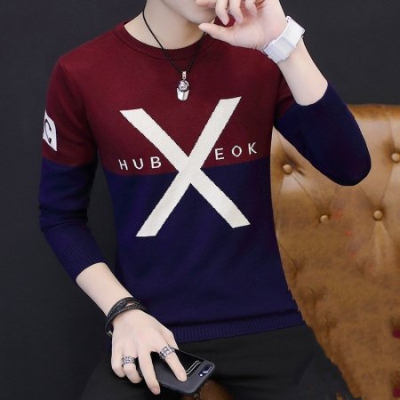 Мужской свитер с высоким воротником изображение