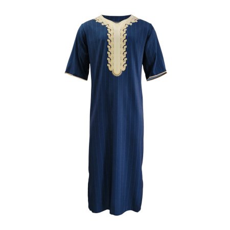 Мужская арабская мусульманская одежда с короткими рукавами изображение