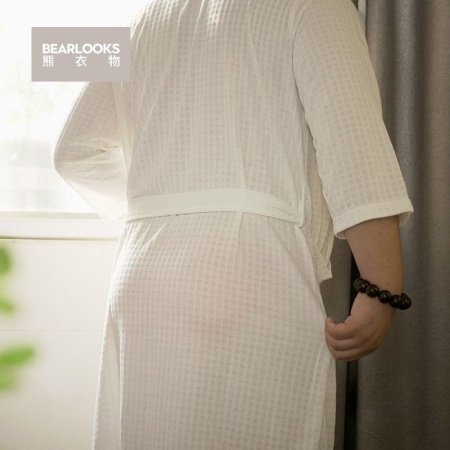 Мужской халат для сна и ванной изображение