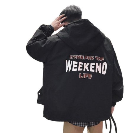 Весенне-осенняя мужская куртка в стиле ретро с крупным рисунком фотография