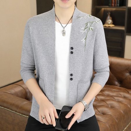 Мужская кардиган с вышивкой фотография