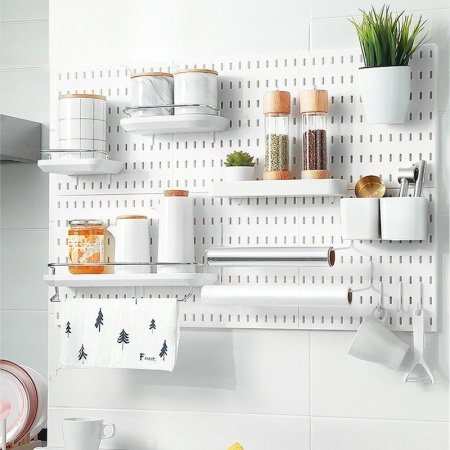 Набор для хранения настенных полок и крючков изображение