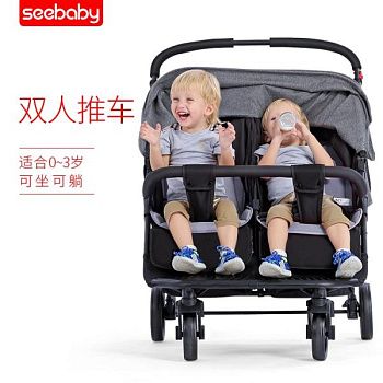 Двойная детская коляска SeeBaby T22 изображение