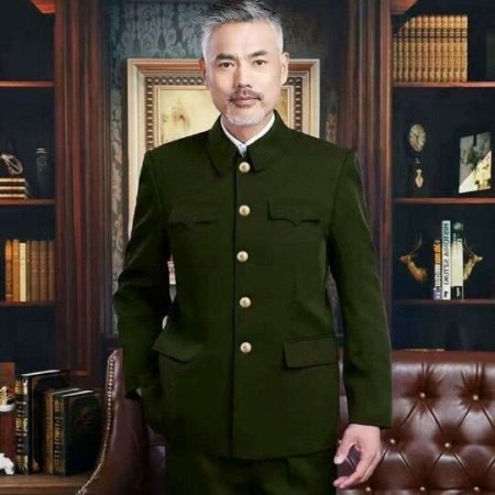 Китайский стиль мужская куртка весенне-осенняя изображение
