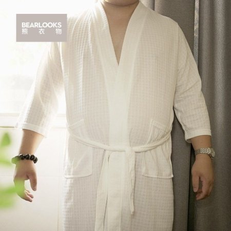 Мужской халат для сна и ванной изображение