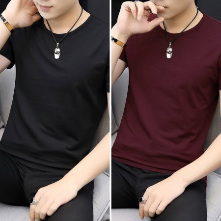 Мужская футболка из модала и льна изображение