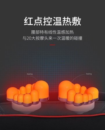 Массажная подушка для шеи, поясницы, спины и ног изображение