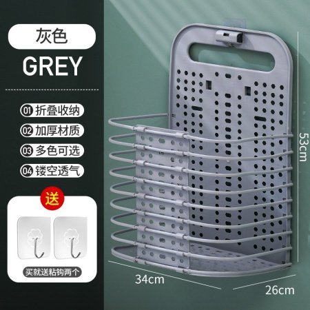 Загрязненная корзина для белья с возможностью крепления на стену фото