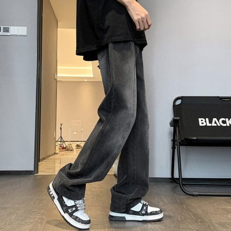 Мужские джинсы в стиле Vibe с черным градиентом фотография