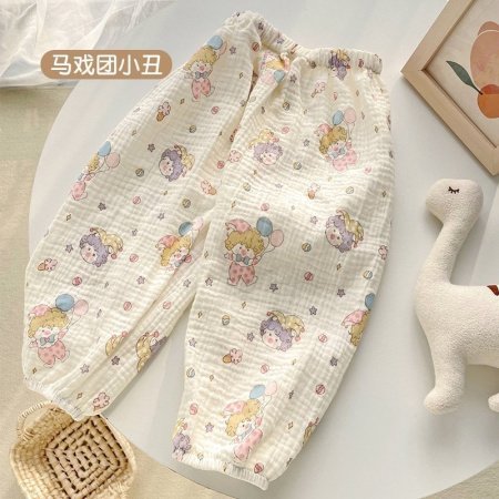 Летние детские штаны из марли фото