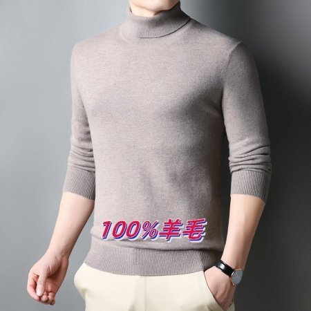 Мужской свитер из 100% шерсти фотография