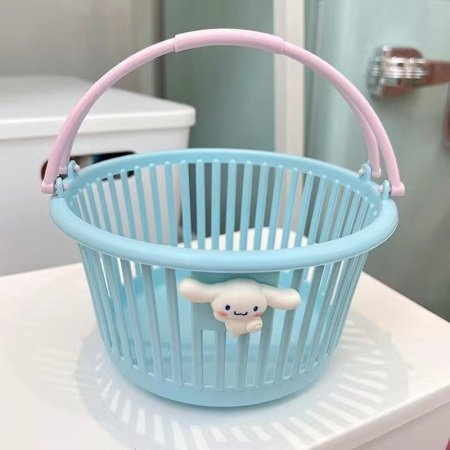 Корзина для хранения Макарон в стиле цветового столкновения фотография