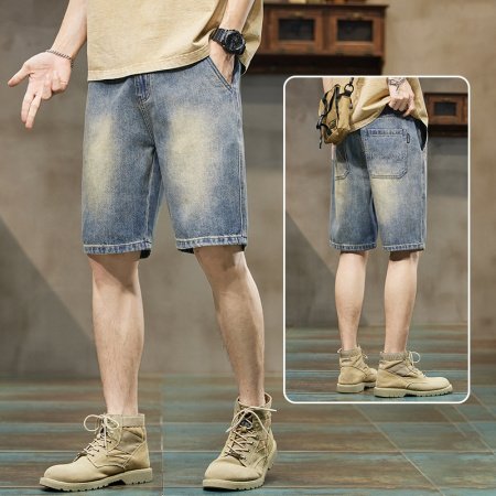 Мужские джинсовые шорты летнего сезона фото