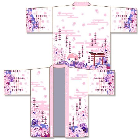 Китайская традиционная одежда с рисунком волны и карпа фотография