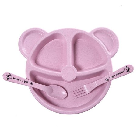 Детская посуда с разделениями Cute Bear Set фотография