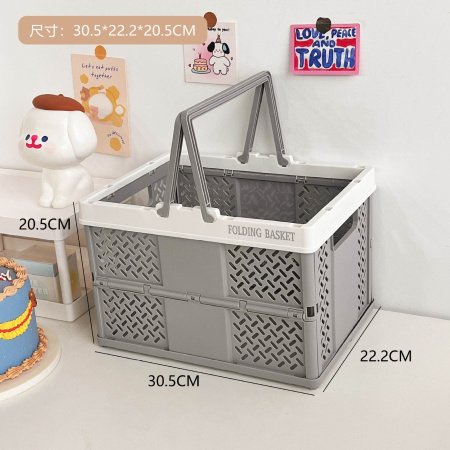 Складная корзина для пикника и хранения фотография