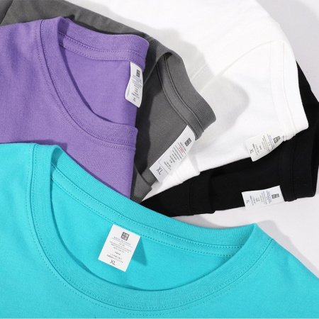 Длинный рукав T-рубашка из чистого хлопка 230 г изображение