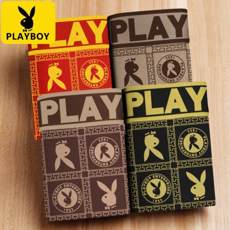 Хлопковые мужские трусы Playboy VIP9491 фотография