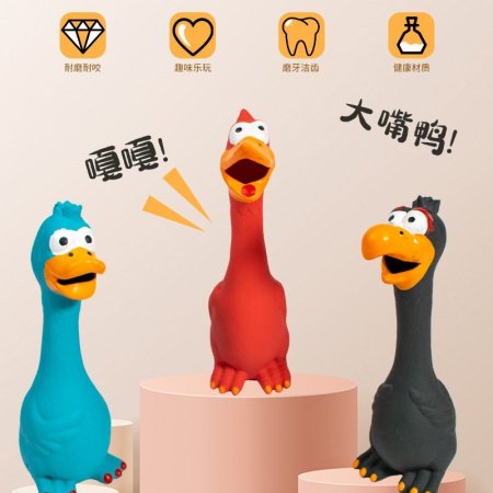 Резиновый кукарекающий петух изображение