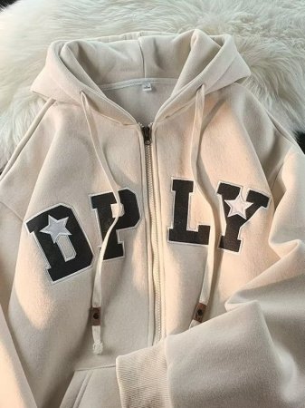 Мужская толстовка с капюшоном и принтом букв фото