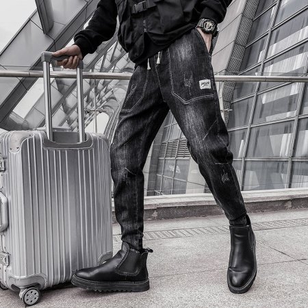 Джинсы мужские весна-лето 2024 изображение